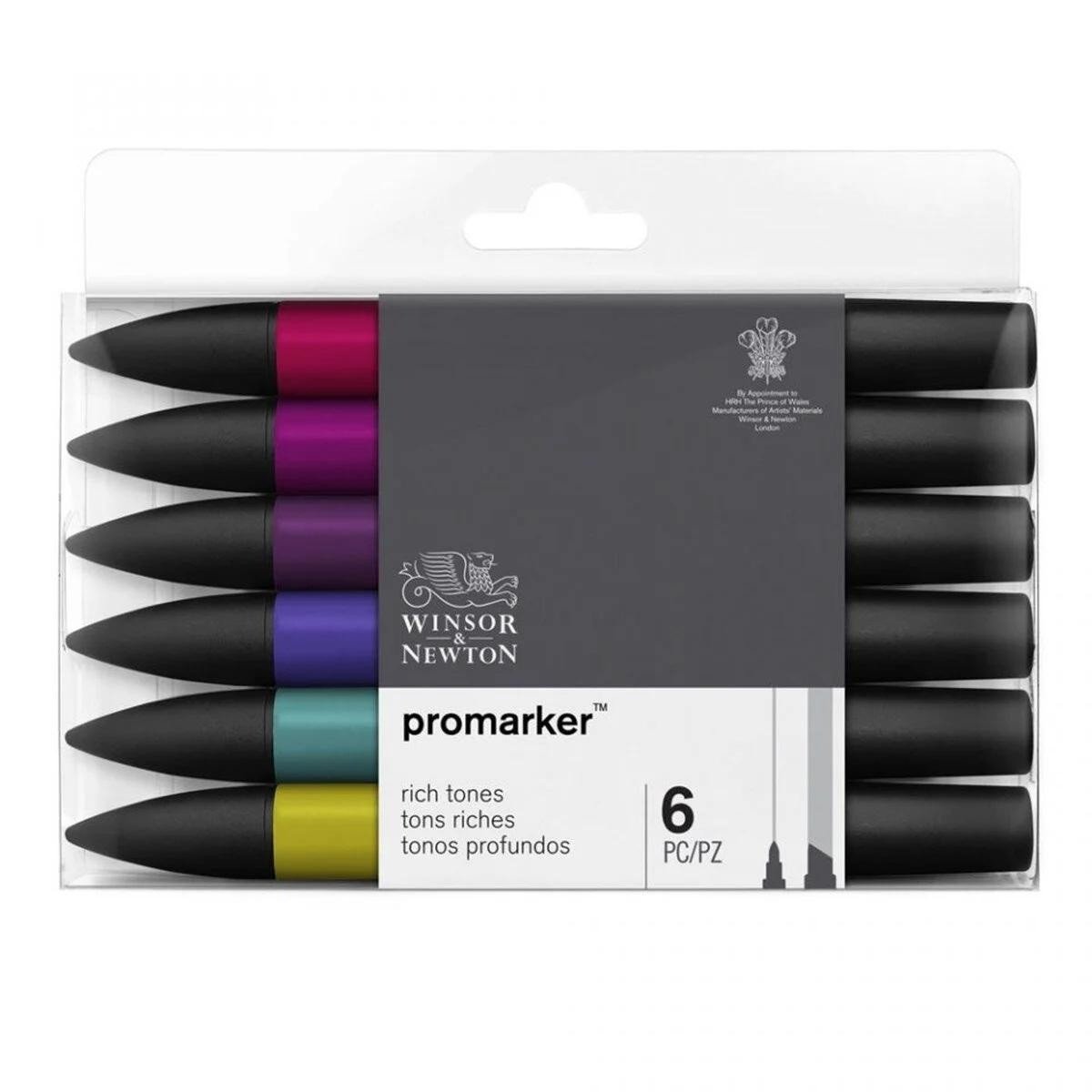Winsor Newton Promarker Rich Tones 6lı