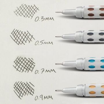 Pentel Versatil Uçlu Kalem Graphgear 1000 PG1015A 0.5mm Siyah