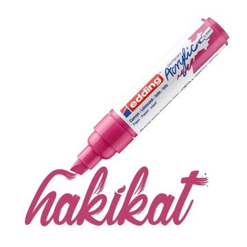 Edding 5000 Akrilik Markör 5-10mm Kesik Uç Telemagenta