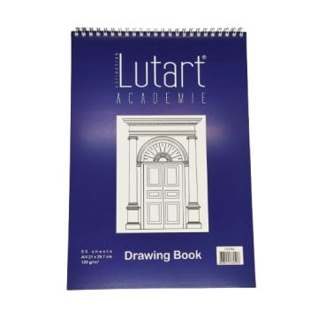 Lutart Eskiz Defteri 120gr A4 50yp Mavi