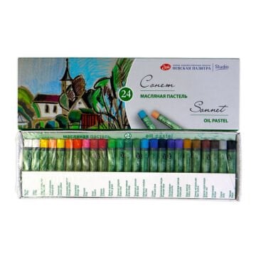 St. Petersburg Sonnet Yağlı Pastel Seti 24 Renk