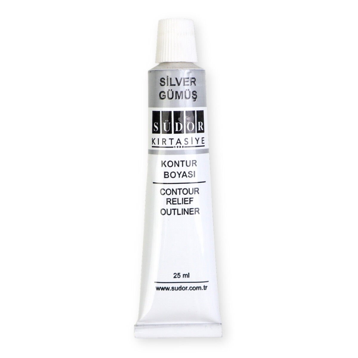 Südor Cam Boya Kontürü 25ml Gümüş