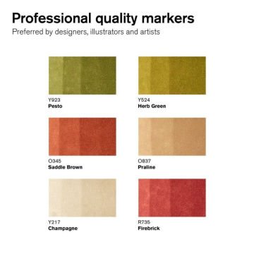 Winsor Newton Promarker Set Landscape 6lı