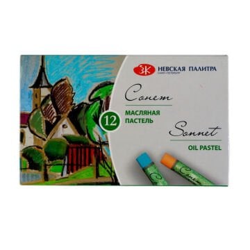 St. Petersburg Sonnet Yağlı Pastel Seti 12 Renk