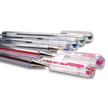 Pentel SuperB Tükenmez Kalem 0.7mm Pembe