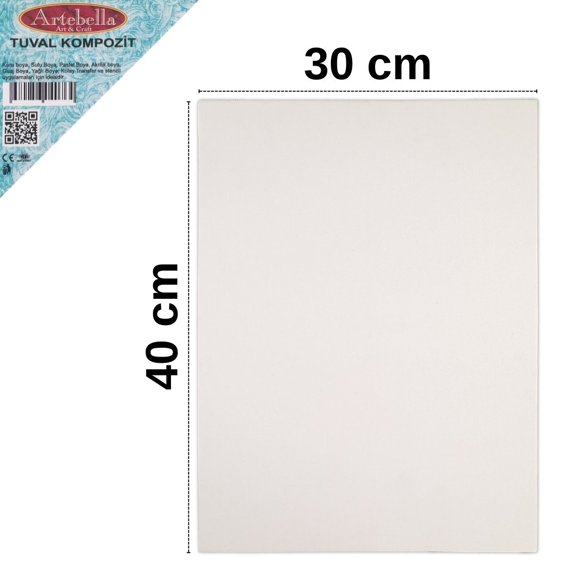 Artebella Pres Tuval Kompozit 30x40cm