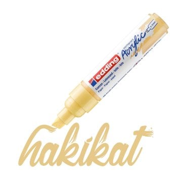 Edding 5000 Akrilik Markör 5-10mm Kesik Uç Pastel Sarı