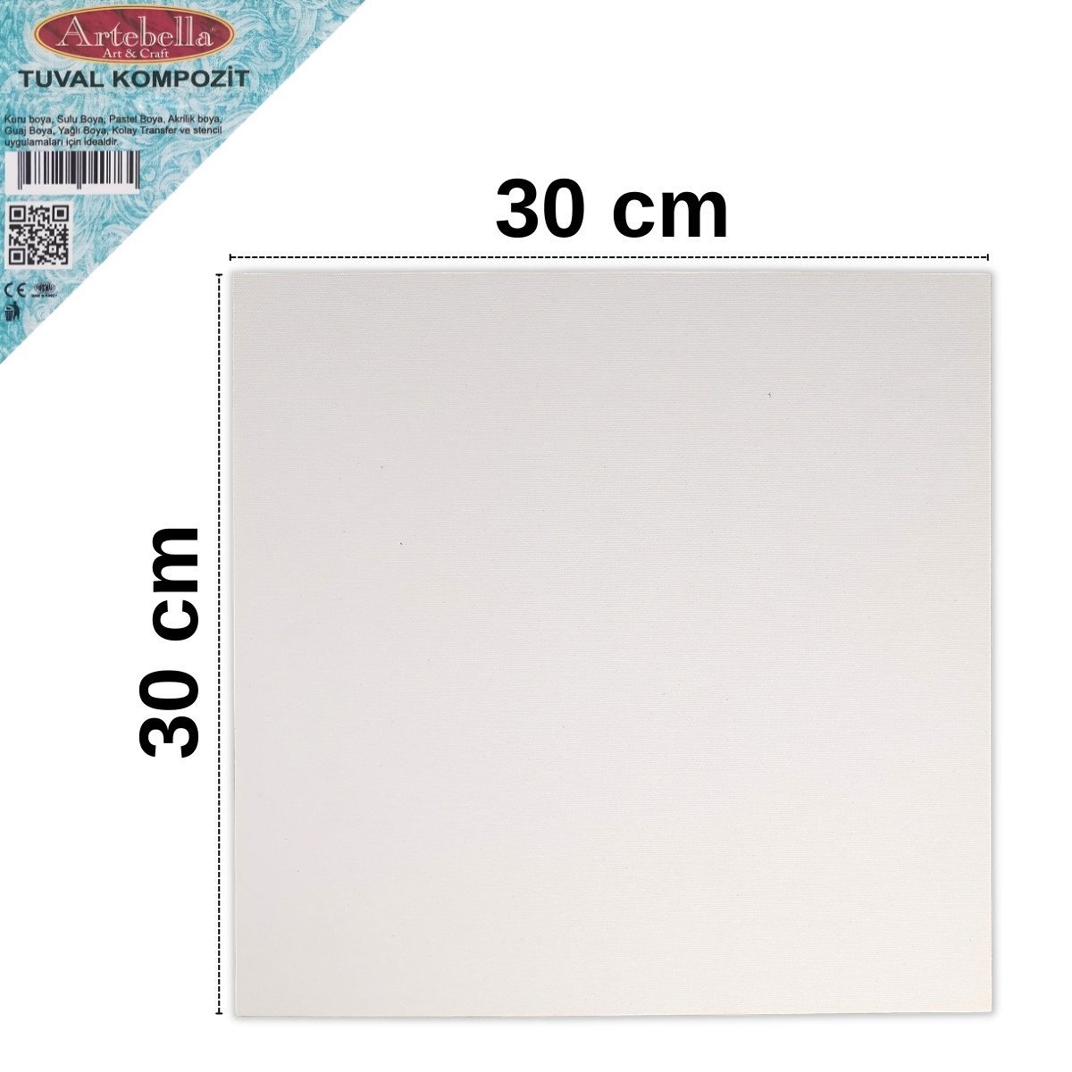 Artebella Pres Tuval Kompozit 30x30cm