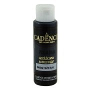 Cadence Akrilik Boya 70ml 0002 Siyah