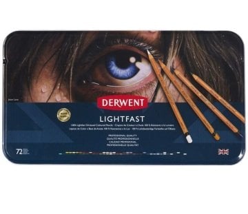 Derwent Lightfast 72 Renk Boya Kalemi Teneke Kutu 2302722