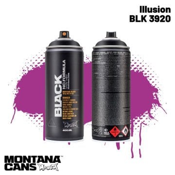 Montana Black Sprey Boya 400ml BLK3920 Illusion