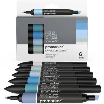 Winsor Newton Promarker Set Skyscape 6lı