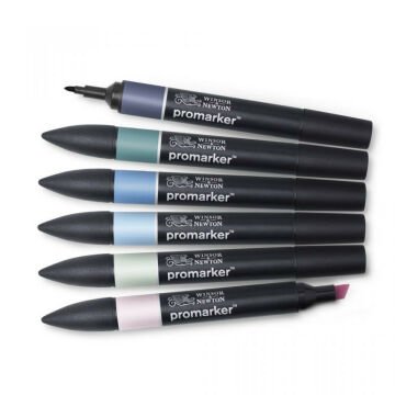 Winsor Newton Promarker Set Skyscape 6lı