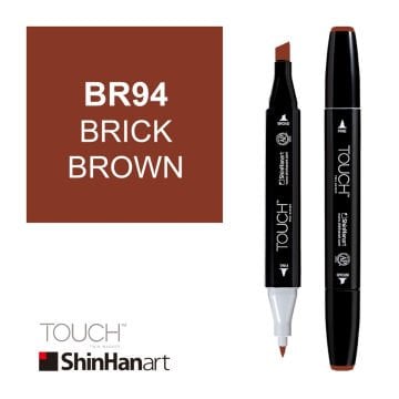 ShinHan Art Touch Twin Marker BR94 Brick Brown
