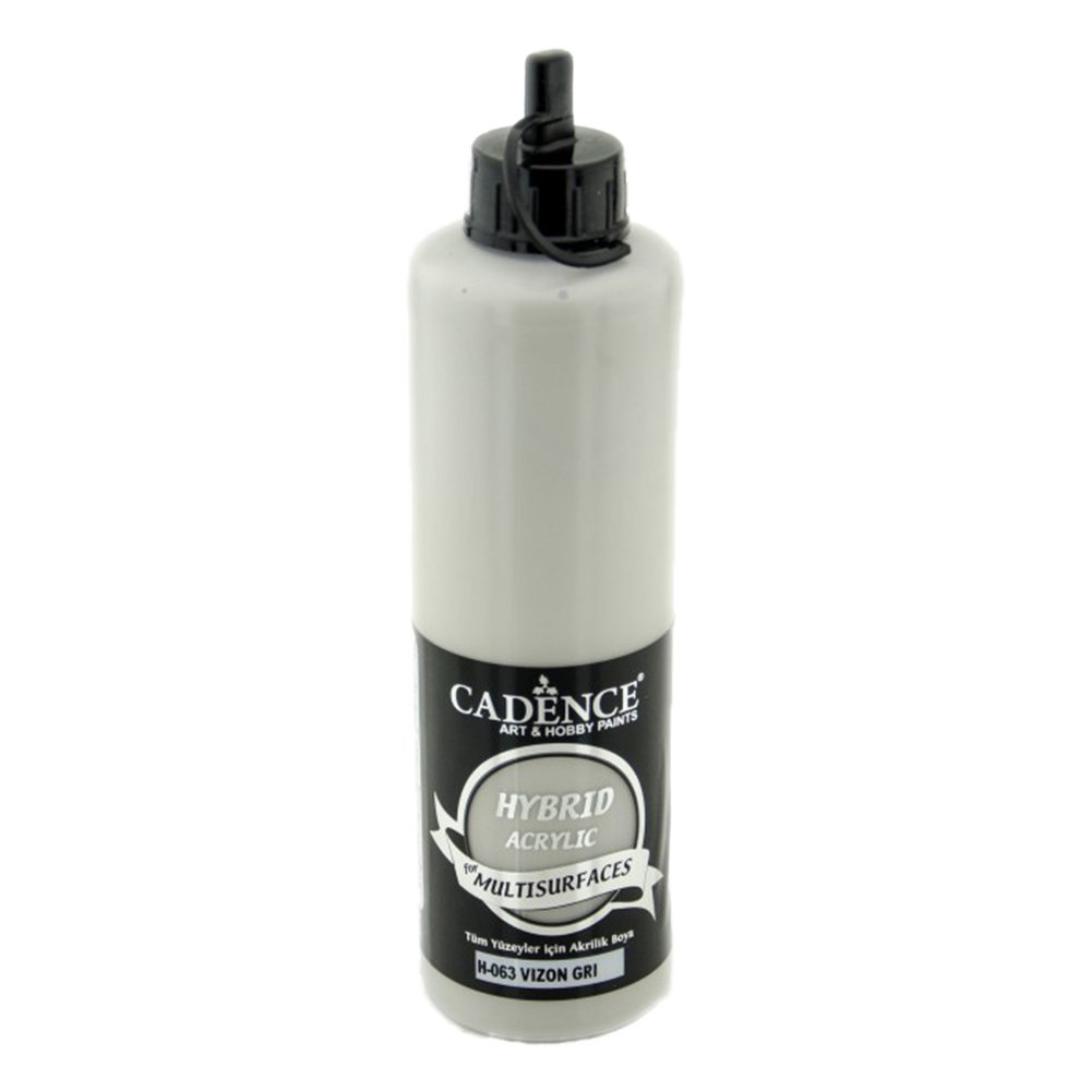 Cadence Akrilik Boya Hybrid Multisurface 500ml H063 Vizon Gri