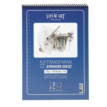 Vox Aydinger Eskiz Defteri A4 52 Gr 40 Sayfa