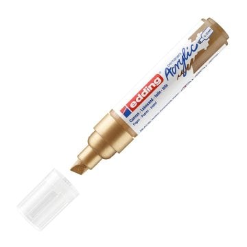 Edding 5000 Akrilik Markör 5-10mm Kesik Uç Altın