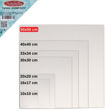 Artebella Pres Tuval Kompozit 50x50cm
