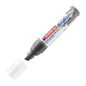Edding 5000 Akrilik Markör 5-10mm Kesik Uç Antrasit