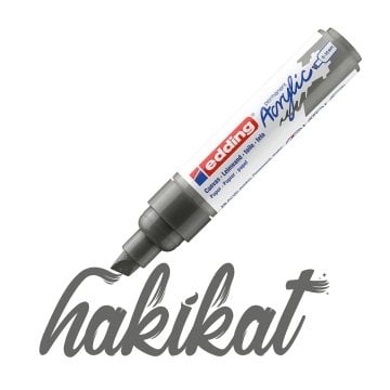 Edding 5000 Akrilik Markör 5-10mm Kesik Uç Antrasit