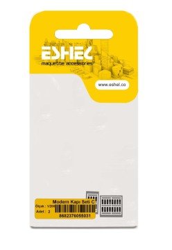 Eshel Maket Modern Kapı Seti C 1/200 2li