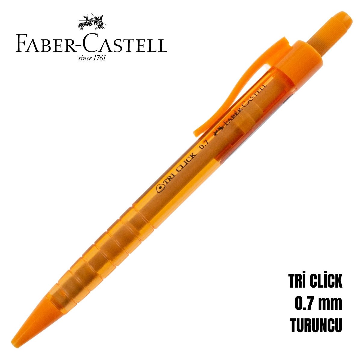 Faber-Castell Tri Click Versatil 0.7mm Turuncu