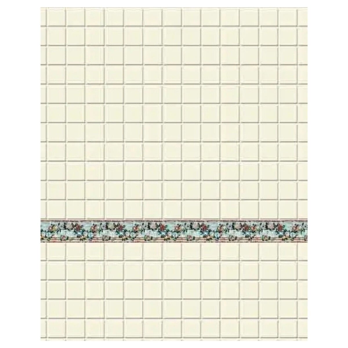 Eshel Maket Çiçekli Banyo Duvar Fayansı Karton 1/50 3lü