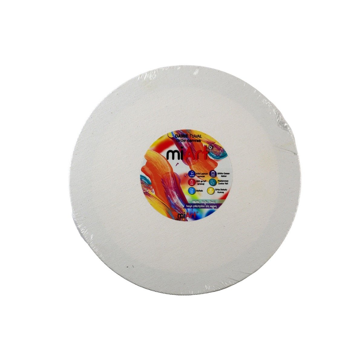 miArt Tuval Daire 20cm