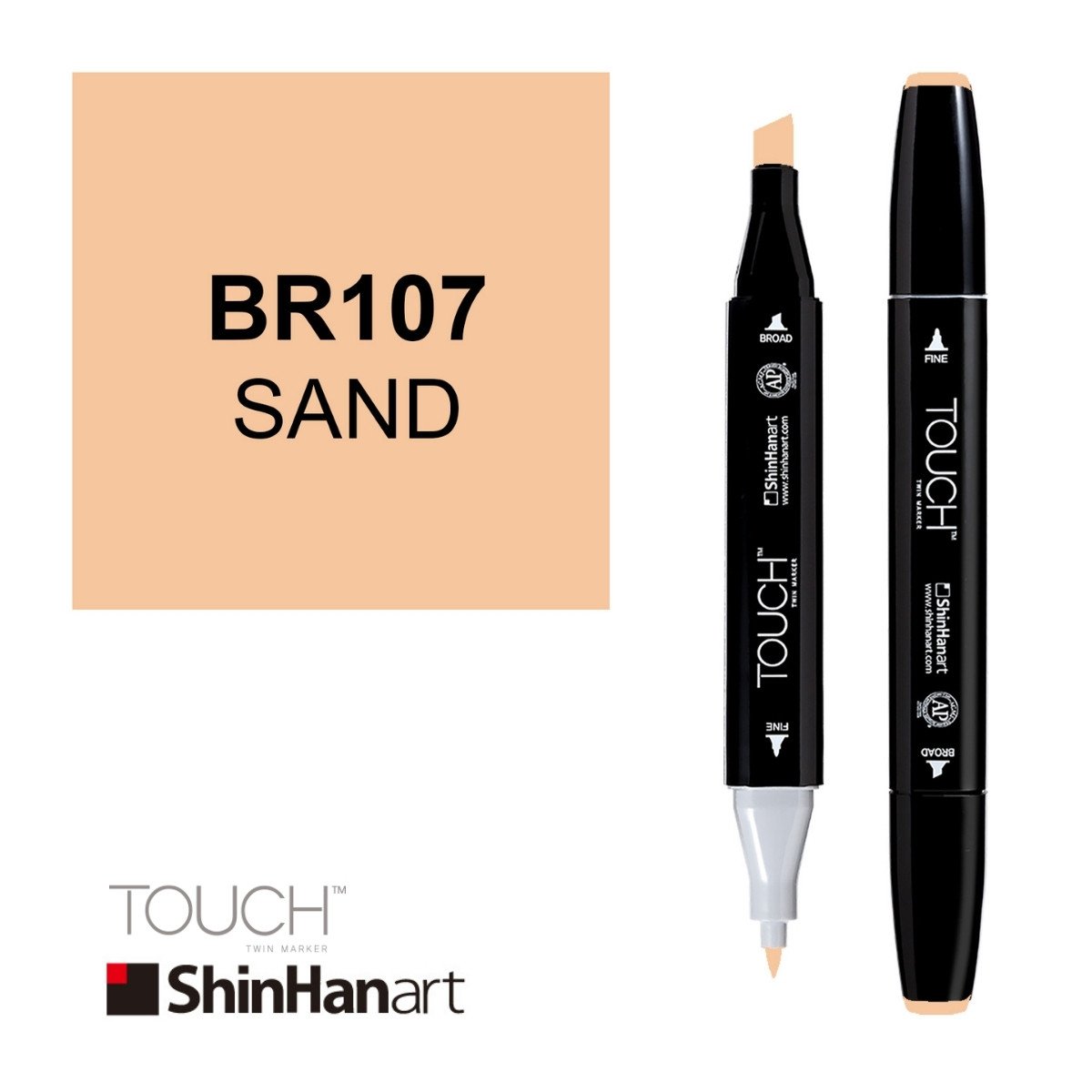 ShinHan Art Touch Twin Marker BR107 Sand