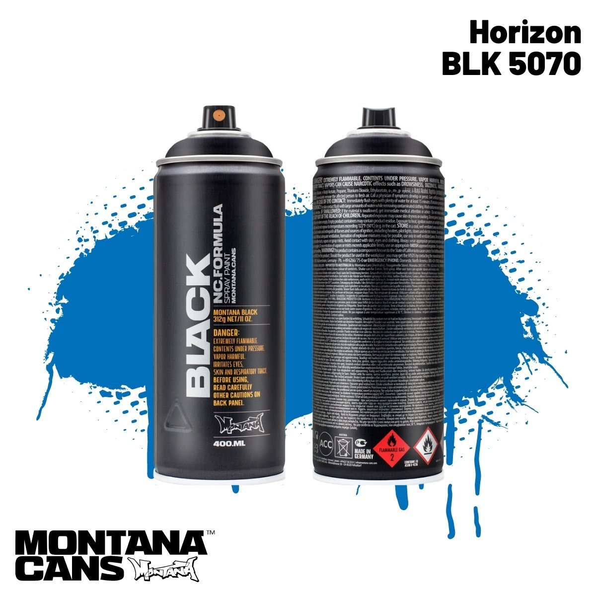 Montana Black Sprey Boya 400ml BLK5070 Horizon