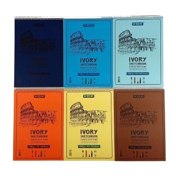 Vox Eskiz Çizim Defteri A4 Krem 100gr 40yp