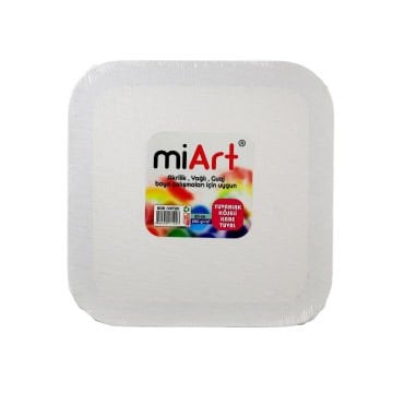 miArt Tuval Kare Yuvarlak Köşeli 20x20cm