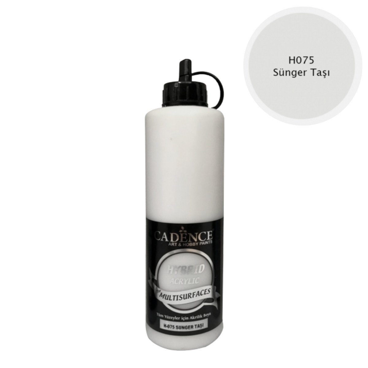 Cadence Akrilik Boya Hybrid Multisurface 500ml H075 Sünger Taşı