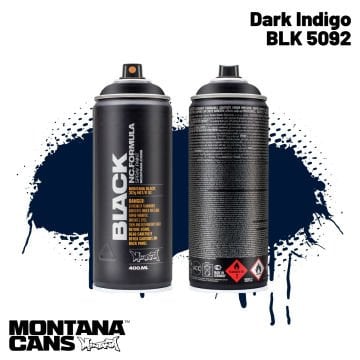Montana Black Sprey Boya 400ml BLK5092 Dark Indigo