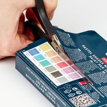 Derwent Pastel Shades Sulu Boya Paint Pan Seti 12li