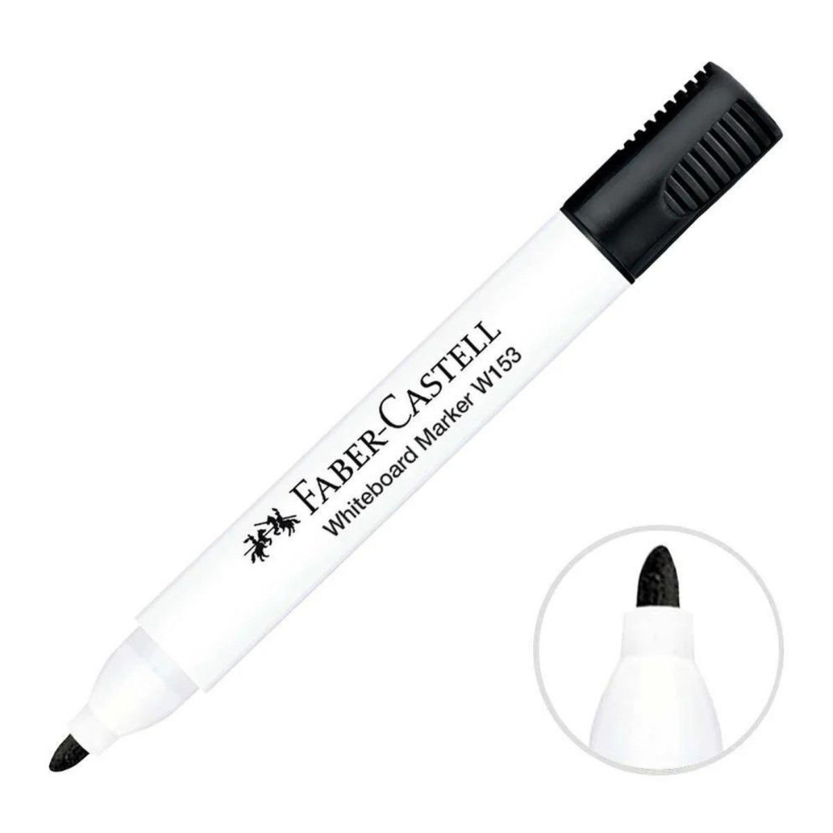 Faber Castell W153 Beyaz Tahta Kalemi Siyah