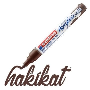 Edding 5100 Akrilik Markör 2-3mm Yuvarlak Uç Çikolata Kahvesi