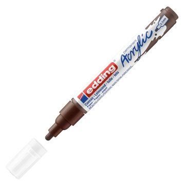 Edding 5100 Akrilik Markör 2-3mm Yuvarlak Uç Çikolata Kahvesi