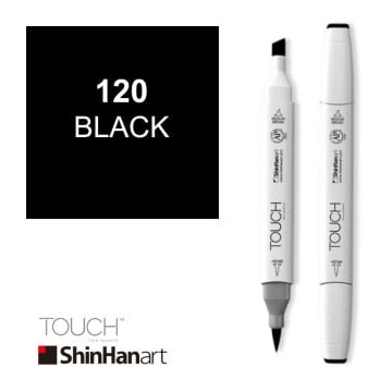 ShinHan Art Touch Twin Marker 120 Black