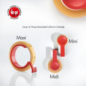 Vege Selefon Bant 12mmx10mt 2li Loop Kesicili Mini