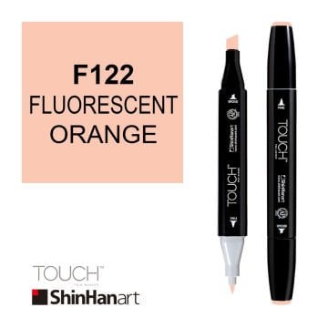 ShinHan Art Touch Twin Marker F122 Fluorescent Orange