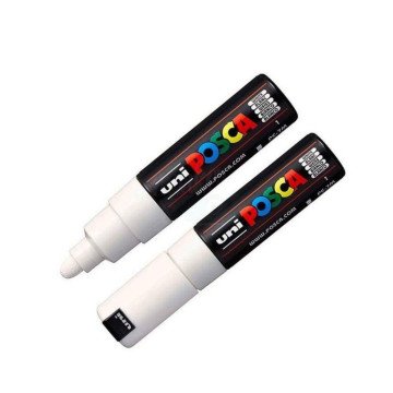 Uni Posca Marker PC-7M Bold 4.5-5.5 mm White