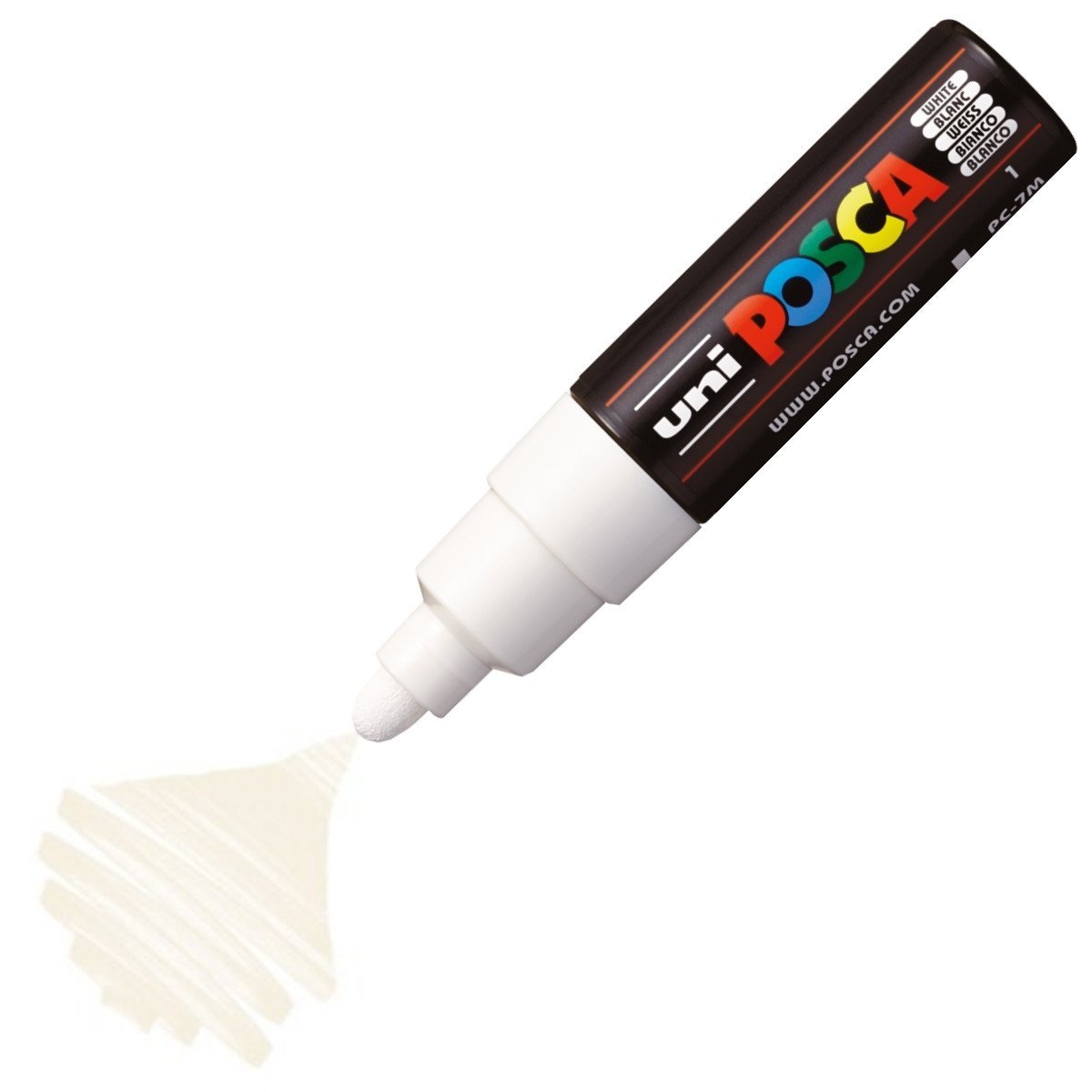 Uni Posca Marker PC-7M Bold 4.5-5.5 mm White