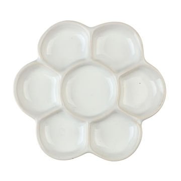 Karin Porselen Papatya Palet 13,5 cm 7 Bölme