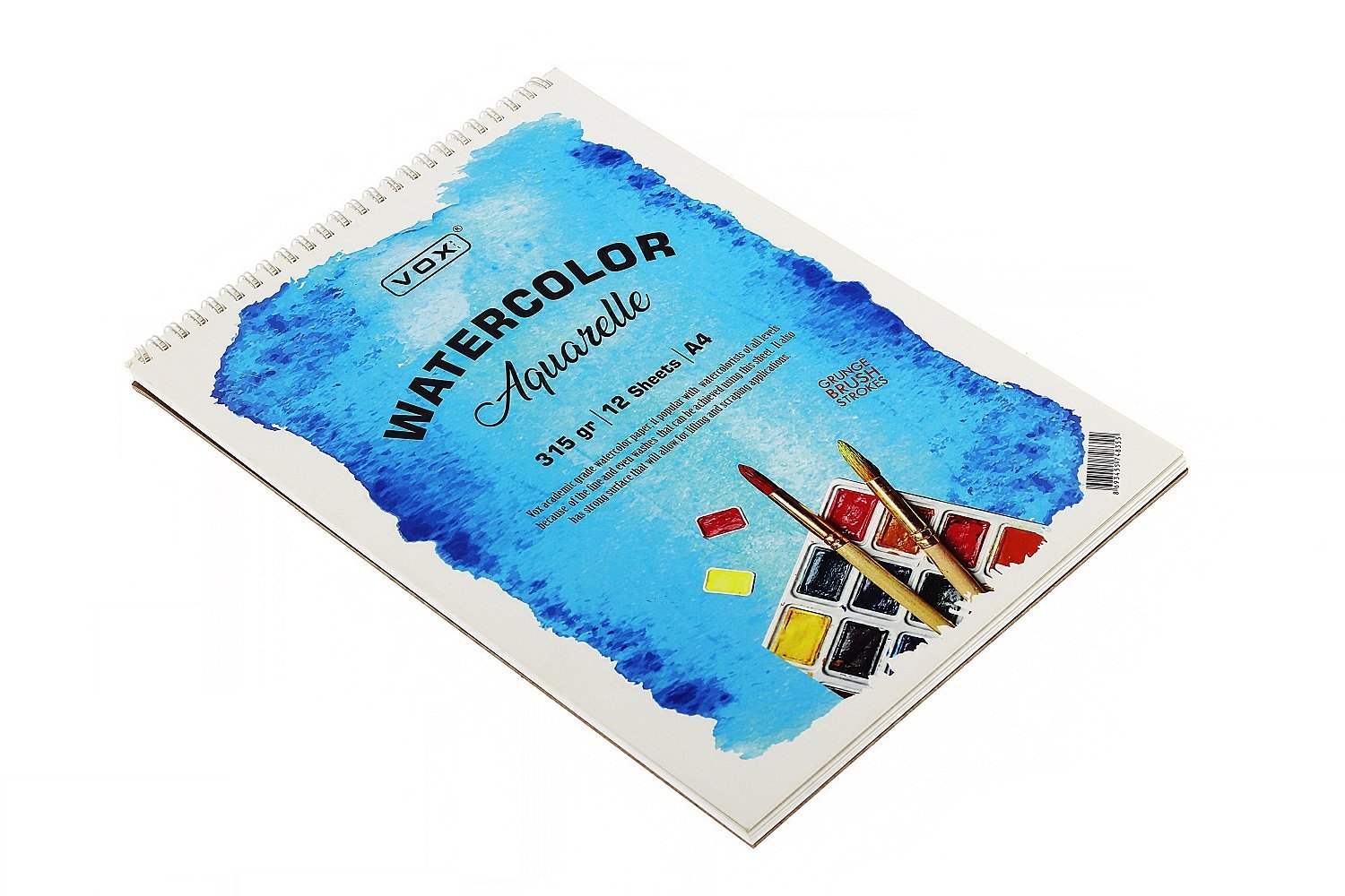 Vox Suluboya Aquarell Resim Defteri A4 315 Gr 12 Sayfa