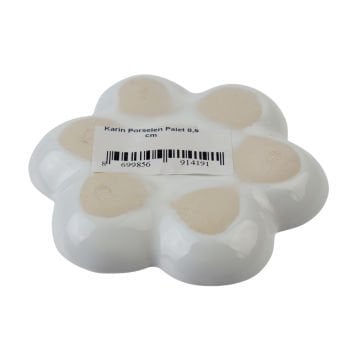 Karin Porselen Papatya Palet 8,5 cm 7 Bölme
