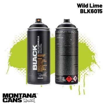 Montana Black Sprey Boya 400ml BLK6015 Wild Lime