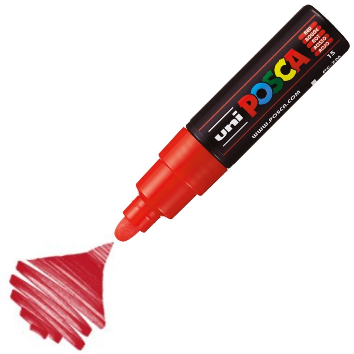 Uni Posca Marker PC-7M Bold 4.5-5.5 mm Red
