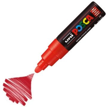 Uni Posca Marker PC-7M Bold 4.5-5.5 mm Red