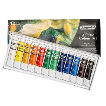 Bigpoint Akrilik Boya 12 Renk X 12ml